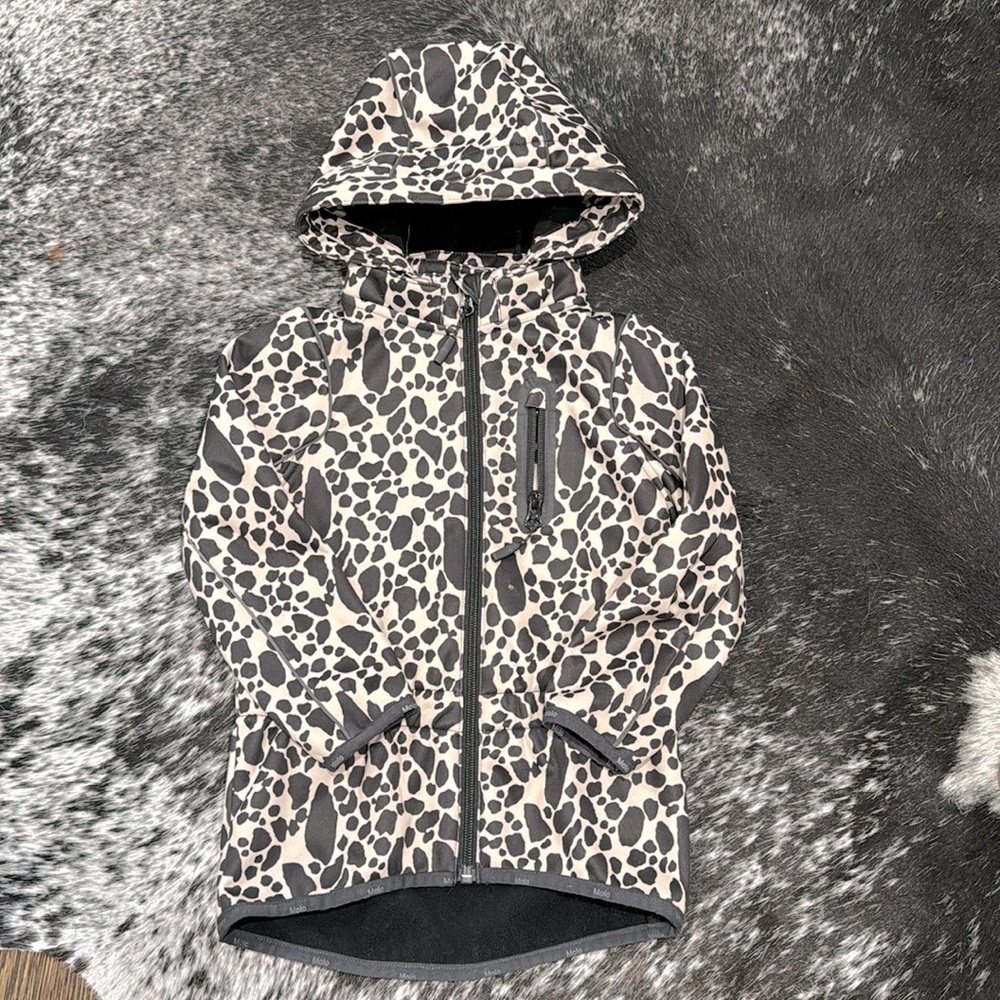 Molo light weight jacket leopard print